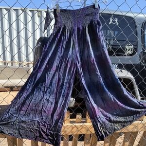 Women's Wide Leg Tie-Dye Pants